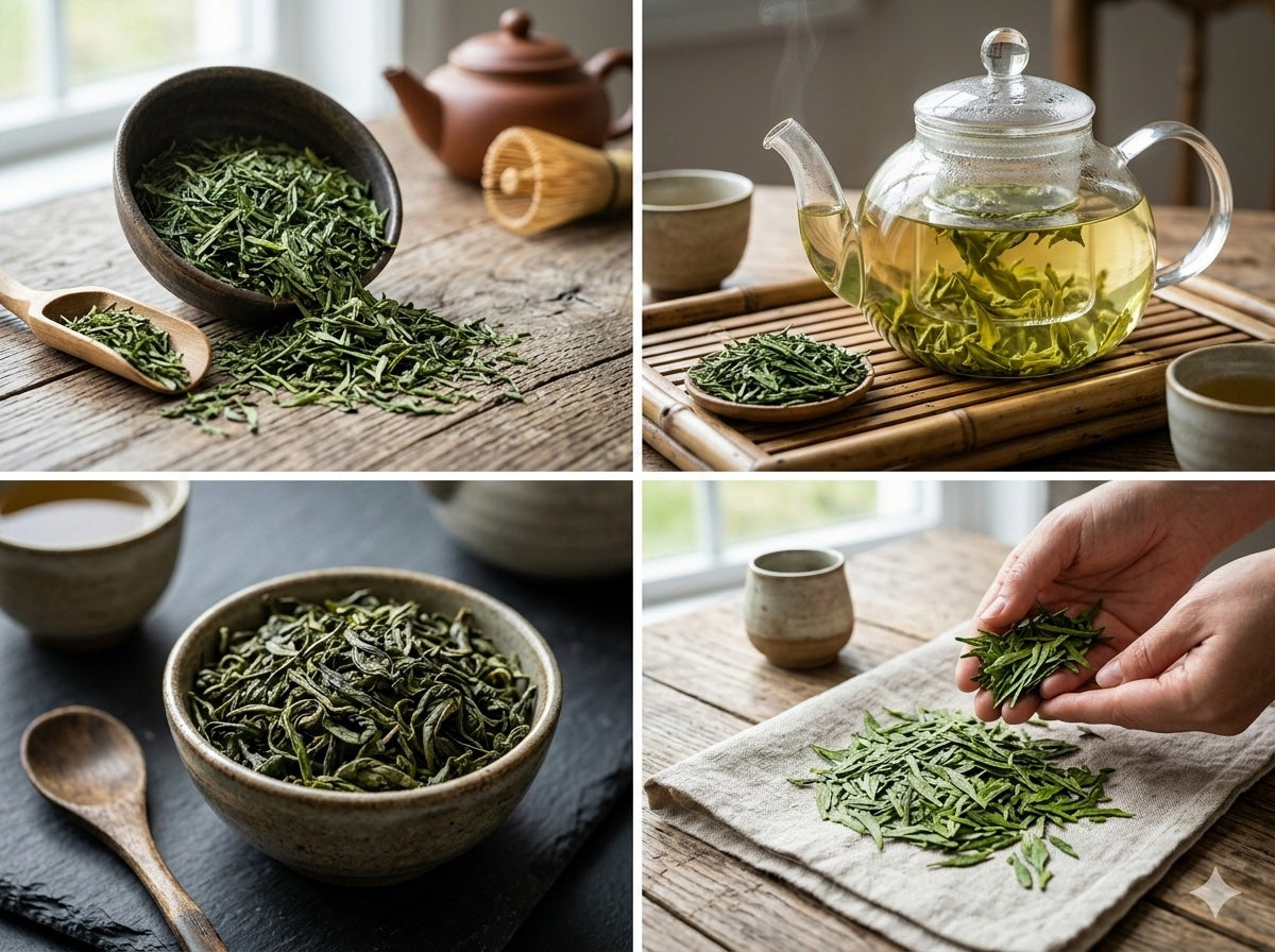 Sartaaj-pure-green-tea collage